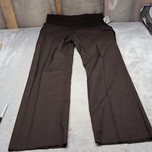 Flying Cross‎ Pants Mens 38 Brown Lycra Cargo Straight Leg  Casual 36x38 NEW